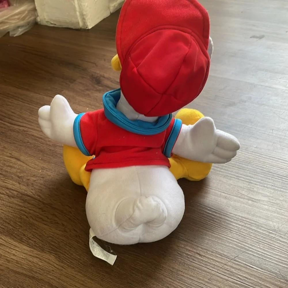 Vintage Mattel Arcotoys Plush Stuffed Animal Toy Disney Donald Duck